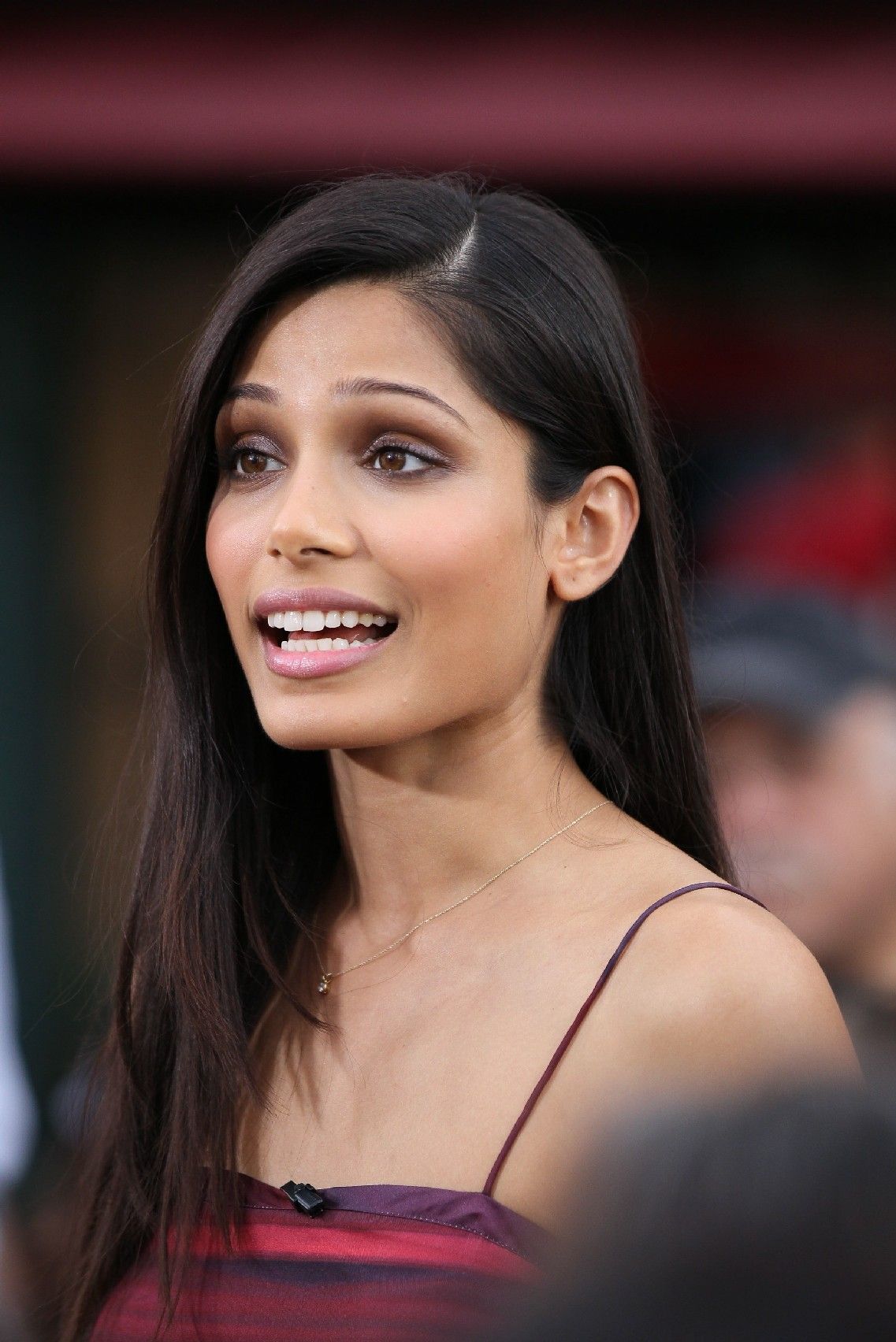 Freida Pinto seen at The Grove  for news programme 'Extra' | Picture 121330